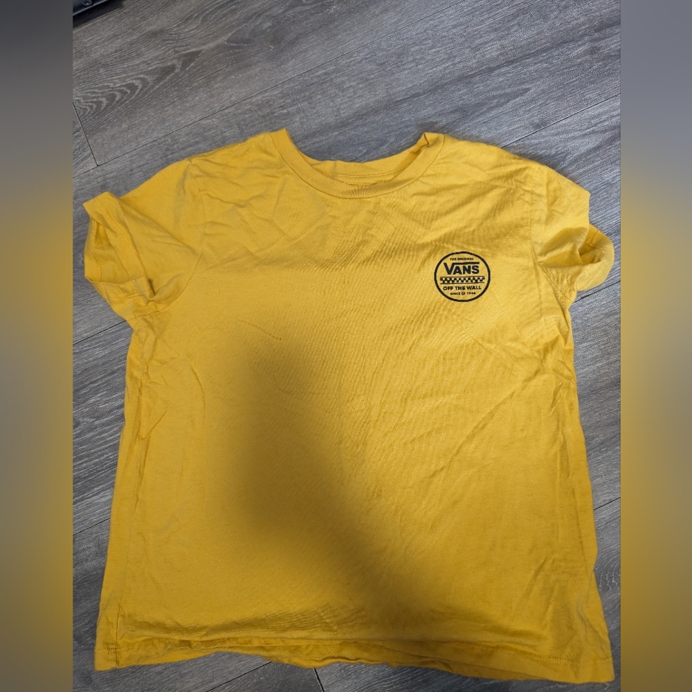 Vans, yellow, large, crop top